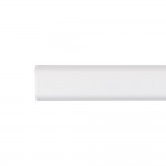 Barra armario ovalada metal blanco 200cm cintacor - storplanet