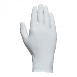 Guante desechable látex con polvo talla 7, caja 100 uds