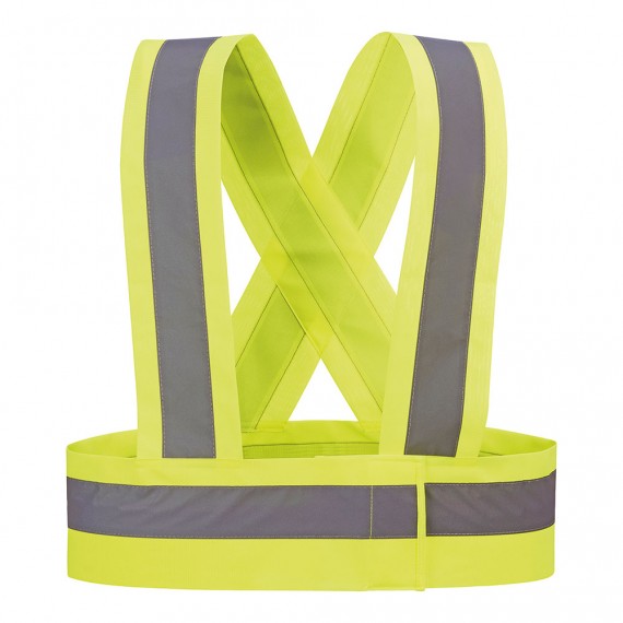 Tirantes de alta visibilidad color amarillo fluor hvt talla m juba