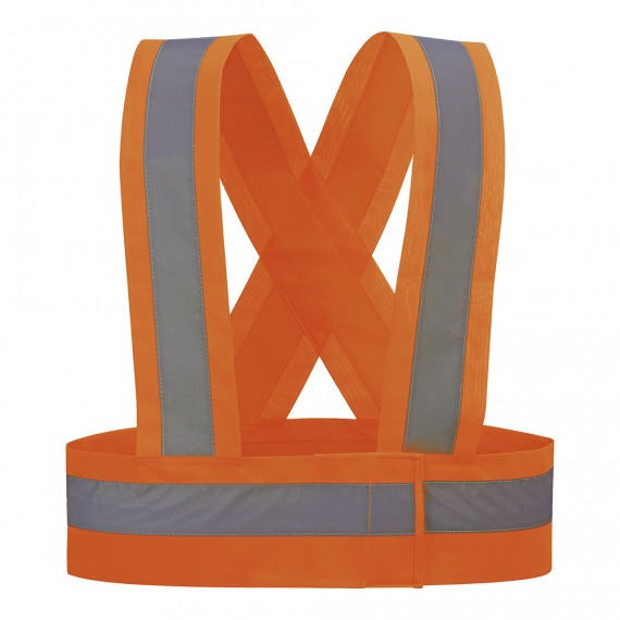Tirantes de alta visibilidad color naranja fluor hvtora talla xl juba