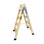 Escalera de madera 4 peldaños 114cm plabell