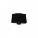 Blister con 4 pomos metálicos para mueble, con acabado negro mate mod. 782 37x37mm rei