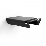 Soporte fijo bici 8070 acero negro mate rei