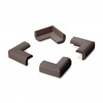 Protector cantos acolchado marron 5002-4-001 (blister 4 unid.) inofix