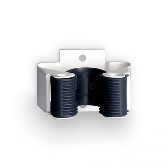 Colgador escobas adhesivo blanco 2055-2-000 (blister 2 unid.) inofix