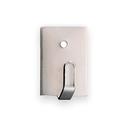 Colgador adhesivo acero 2019-1-001 (blister 4 unid.) inofix