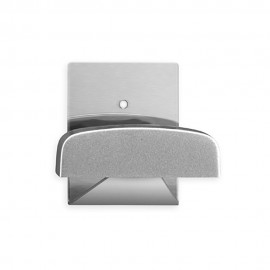Colgador adhesivo cromo mate grande (blister)