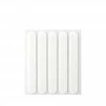 Pack 5 fieltros blanco sinteticos adhesivos 95x12mm plasfix inofix