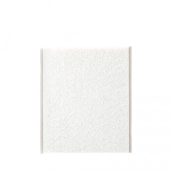 Pack 1 fieltro blanco sintetico adhesivo 100x85mm plasfix inofix