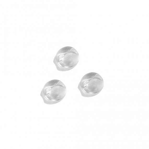 Mini clip adhesivo para cables transparente inofix