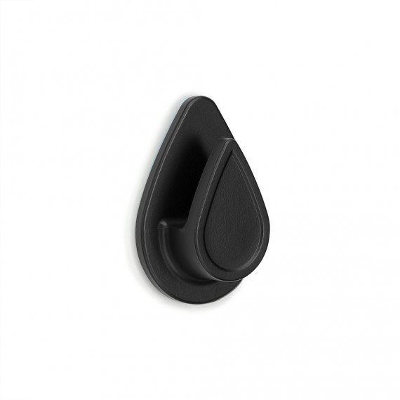 Colgador resistente al agua "gota" negro mate 2193-3 inofix