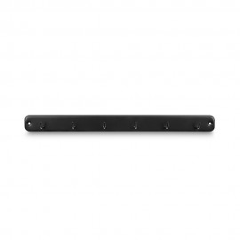Colgador cocina 6 ganchos negro mate 3086-3 inofix