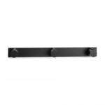 Colgador cilíndrico triple negro mate 3089-3 inofix