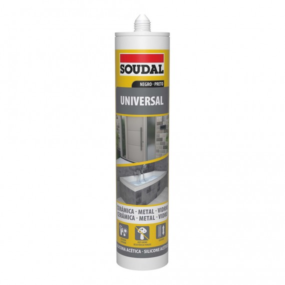 Silicona universal negra 280ml 115926 soudal
