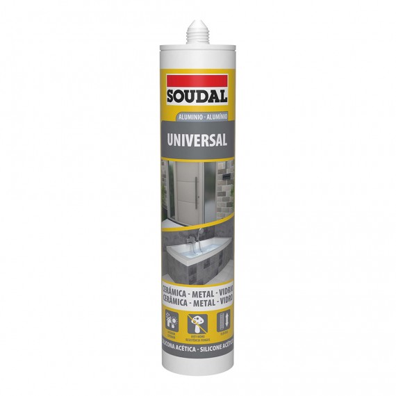 Silicona universal aluminio 280ml 115924 soudal