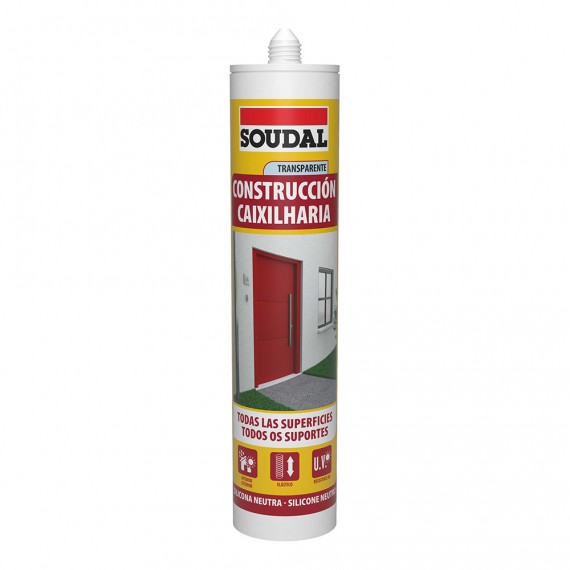 Silicona construccion neutra translucida 290ml 115785 soudal