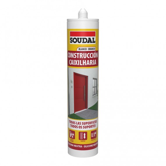 Silicona construccion neutra blanca 290ml 115786 soudal