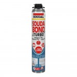 Espuma adhesiva turbo soudabon turbo pistola 750ml soudal