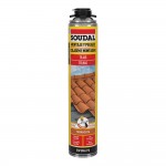 Espuma para teja pistola roja 750ml soudal