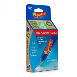 Adhesivo plasticos flexibles,blister 20ml 2452 supertite