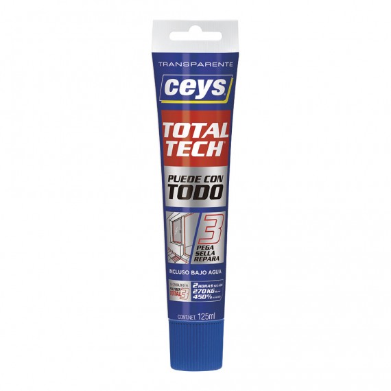 Ceys total tech transparente tubo 125ml 507242
