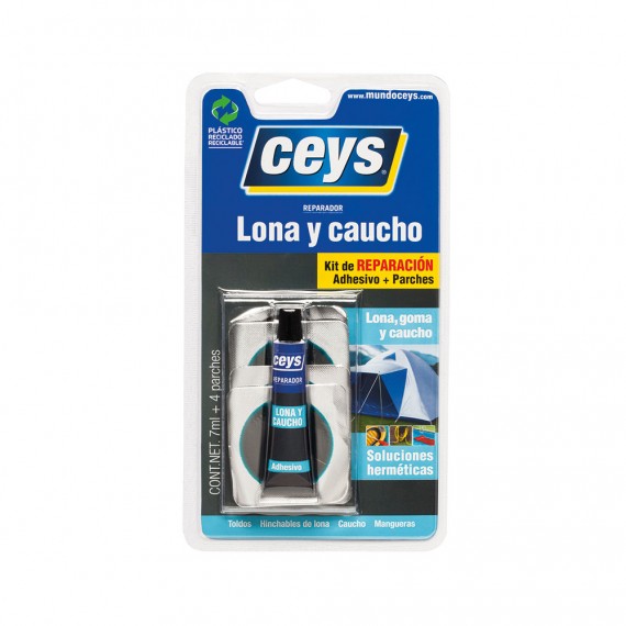 Ceys reparador lona y caucho blister 7ml 6unid. 505017