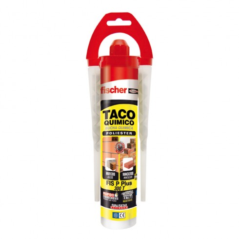 Resina taco quimico diy fis p300 fischer poliester 510637