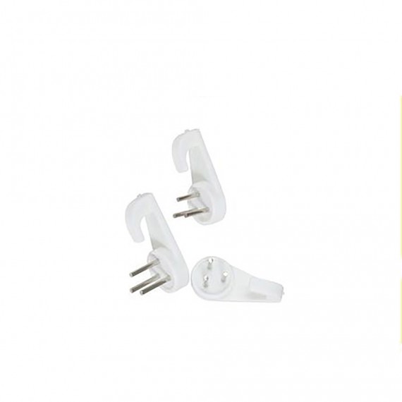 Colgador 3 puntas fast&fix (blister 4 unid.) 534844 fischer