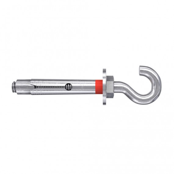 Bolsa 4 tacos metalicos fsl 10 acabado gancho m8x60mm 98458 fischer