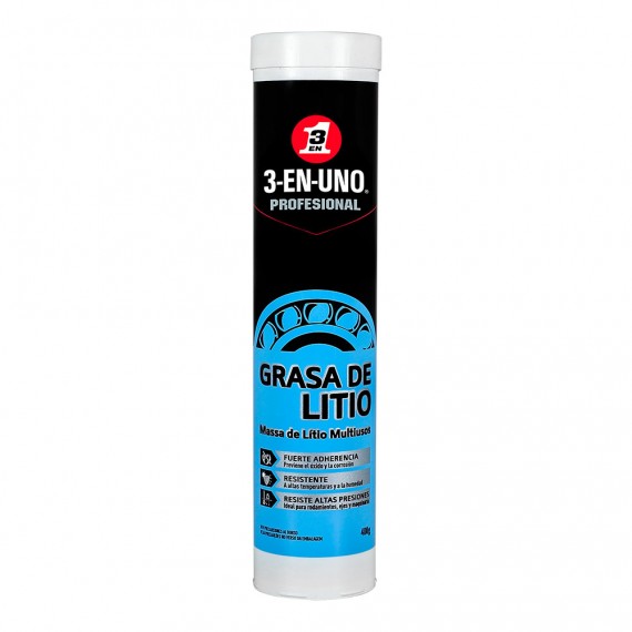 Tubo de grasa de litio multiusos 400g 34223/37 3 en 1