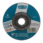Disco de corte bombeado 42c ø125x2,5x22,23 a30q-bfb tyrolit