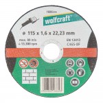 Disco de corte de precisión para piedra ø115x1,6x22,23mm. 1686999 wolfcraft