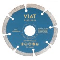 Disco de diamante segmentado general de obra para corte en seco. medidas: ø115x2x22,23mm viat0711115 viat