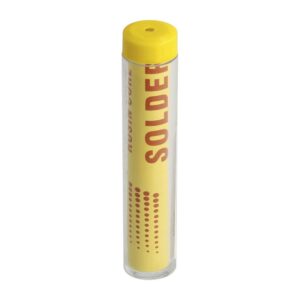 Hilo de estaño 60% sn, 40%pb, 2% flux 1mm tubo de 20g est129 molgar