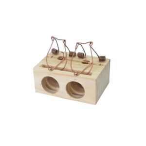 Trampa para ratones 2 entradas, 9,5 x 6,4 x 4,1 cm, blister