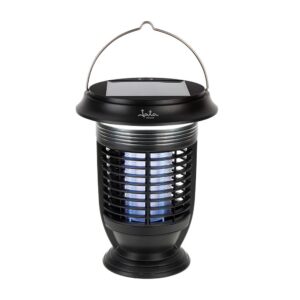 Atrapa mosquitos para interior/exterior y lámpara solar, 5w - 40 m² - ø16,5 x 21,5 cm