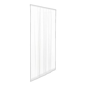 Mosquitera en tiras para puerta, blanca, 140 x 240 cm, 6 piezas 28 x 240 cm