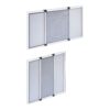 Mosquitera con marco extensible, blanca, 70-132 x 50 cm