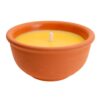 Vela citronela de barro ø13 x 6,5 cm