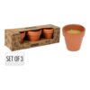 Vela citronela de terracota ø6 x 6 cm, 3 uds