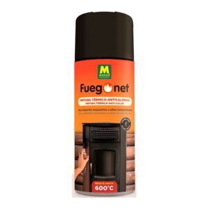 Pintura en spray anticalórica hasta 600° negro 400 ml