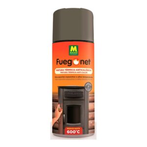 Pintura en spray anticalórica hasta 600° gris 400 ml
