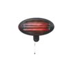 Estufa de cuarzo de exterior 2000 w soporte a pared
