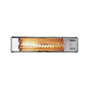 Estufa de baño de cuarzo orientable 600 / 1200 w modelo cromo