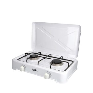 Cocina de gas esmaltada 2 fuegos
