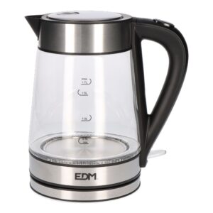 Hervidor de agua de cristal + acero inoxidable 1850 - 2200 w 1,7 l