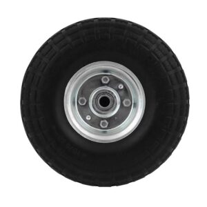Rueda maciza carretilla ø255 mm, ancho 80 mm, eje ø20 mm