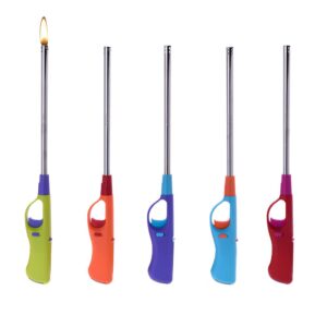 Encendedor recargable extra largo especial bbq, colores surtidos euro/u