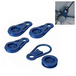 Conjunto de 6 clips tipo pinza para sujecion de toldos y lonas ø0,44 x 8,3 cm