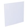 Tapa 175x175 mm cristal blanco mate para extractor 08413 ø10cm edm